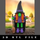 Gnome Witch STL File