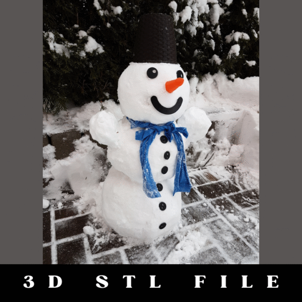 Snowman STL File
