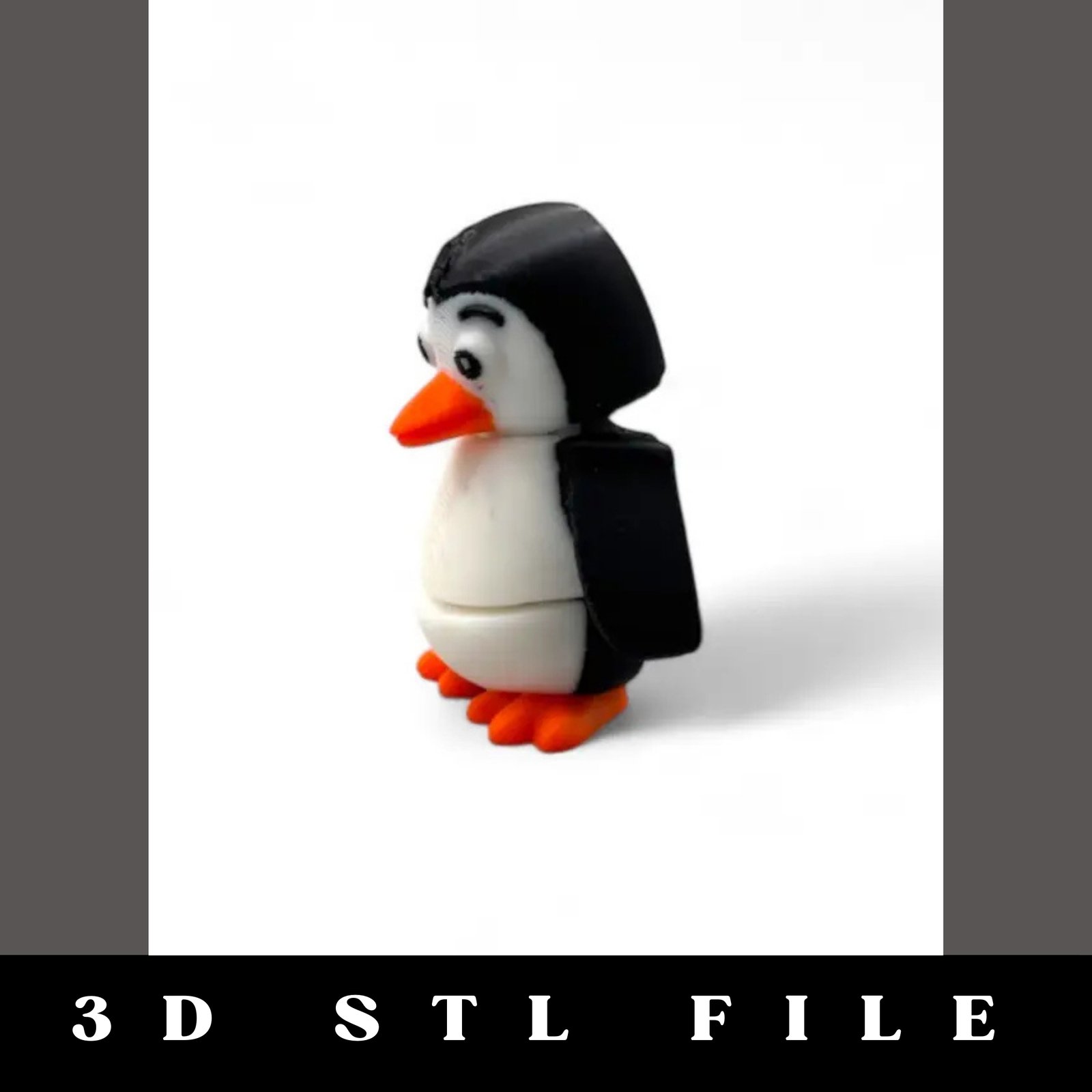 Flexy Penguin STL File - Image 3