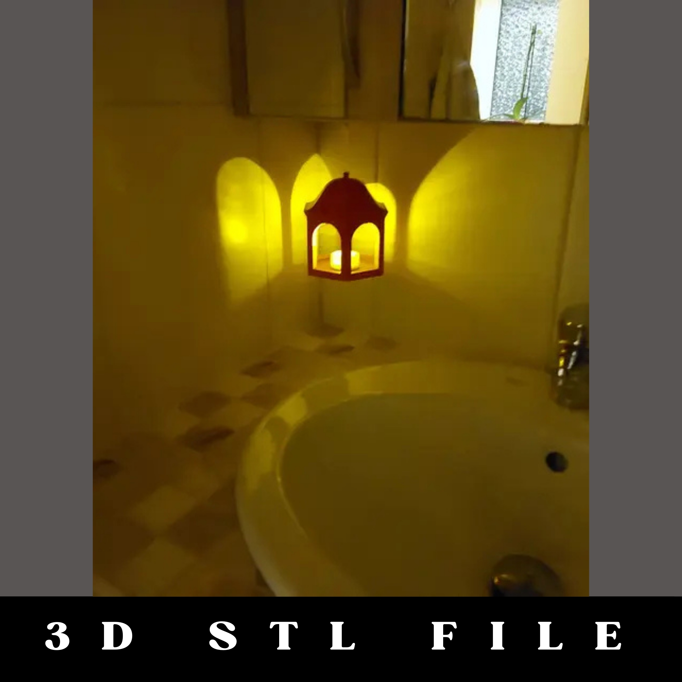 Lantern Bauble STL File - Image 3