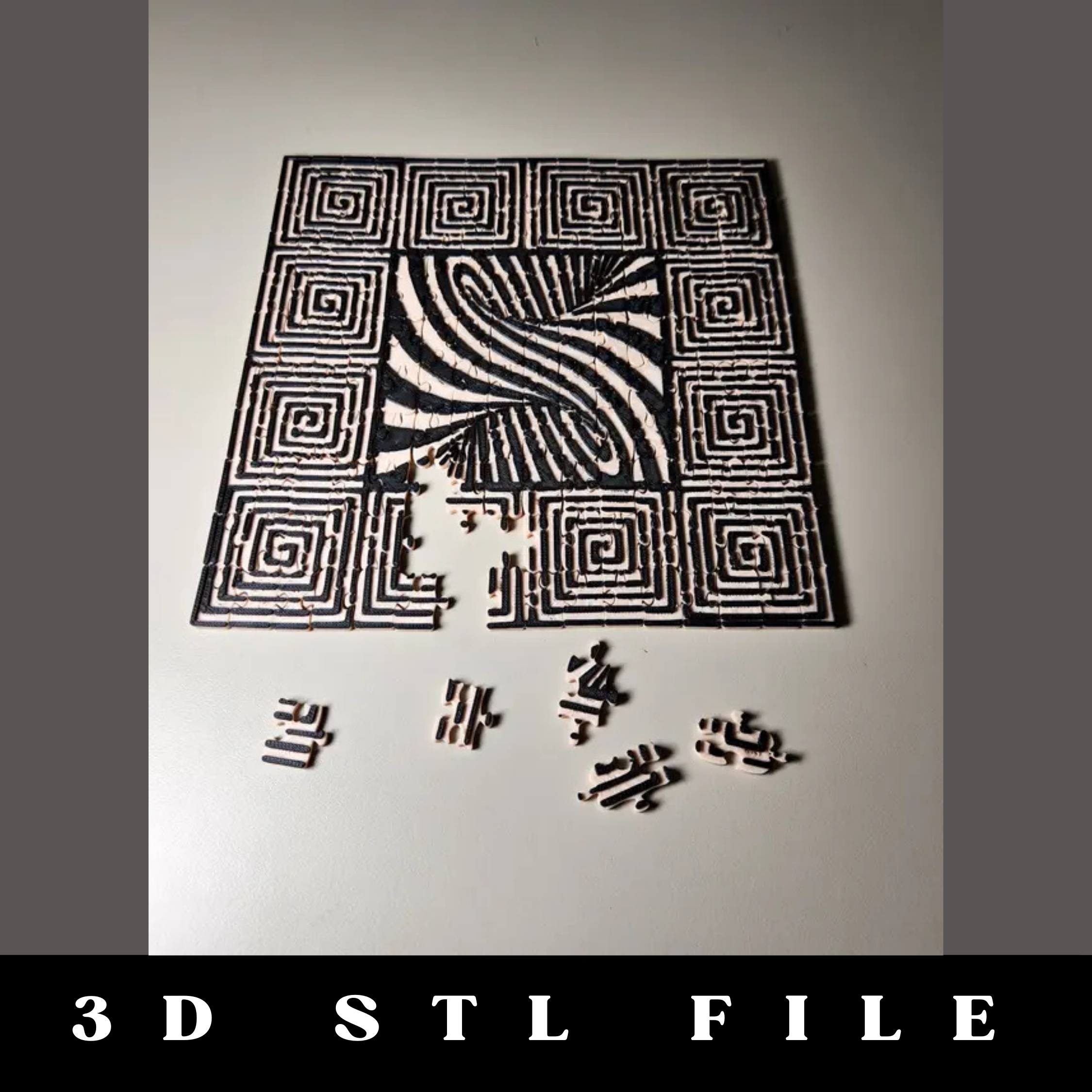 Impossible Jigsaw Puzzle STL File - Image 3
