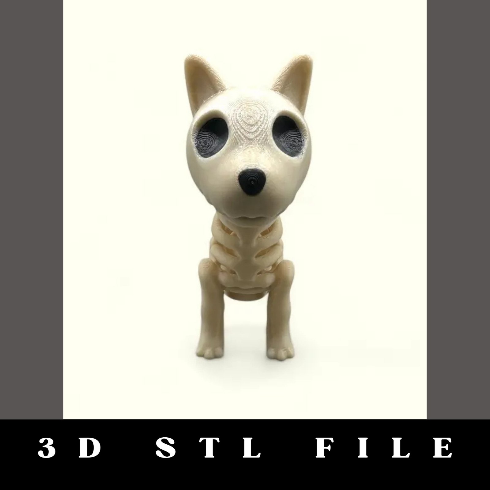 Spooky Skeleton Dog STL File - Image 3