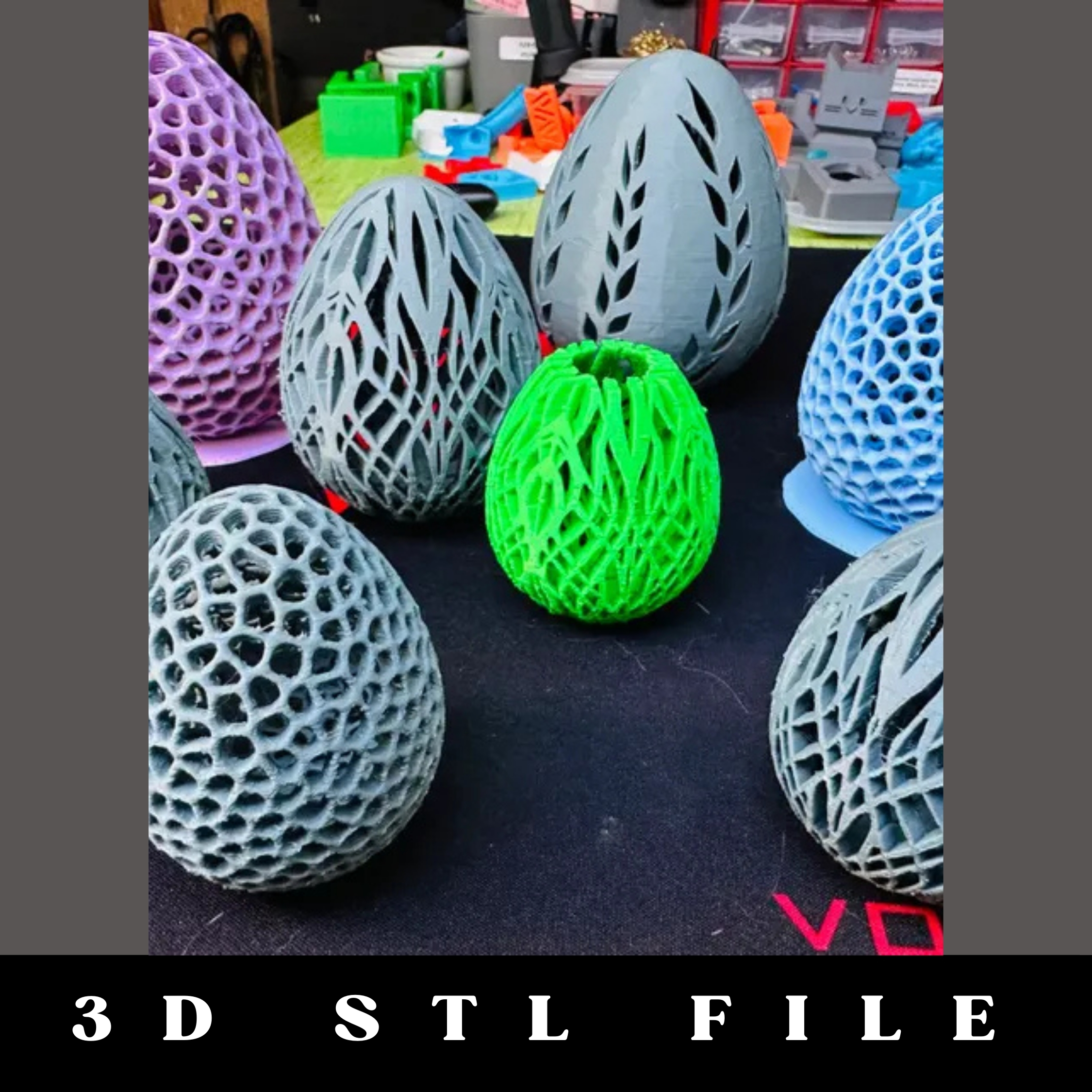 Ornamental Egg STL File - Image 3