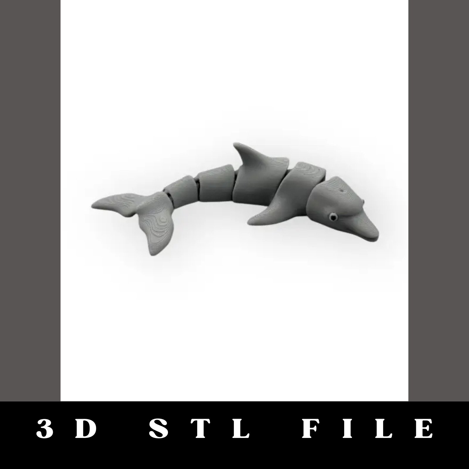 Flexy Dolphin STL File - Image 3