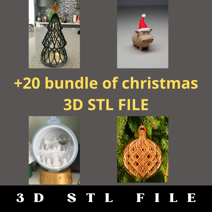 20+ Christmas 3D STL File Bundle - Image 3
