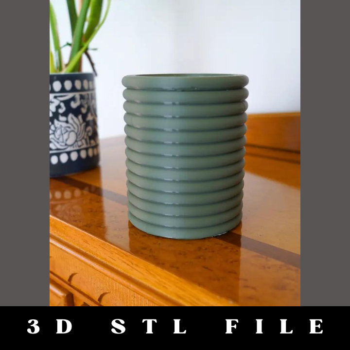 Spinny Plant Pot STL File - Image 3