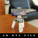Tripod Smartphone Stand: The Versatile 3D Printable STL File