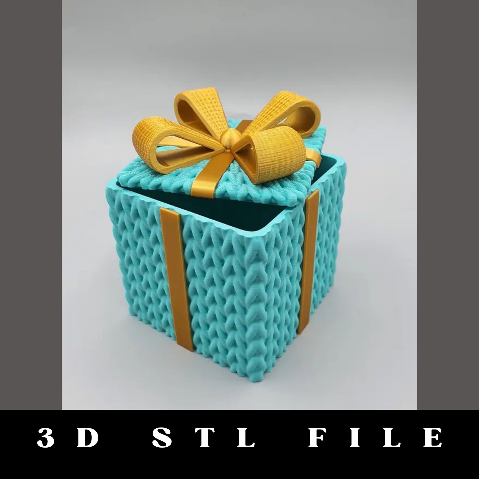 Christmas Crochet Box STL File - Image 3