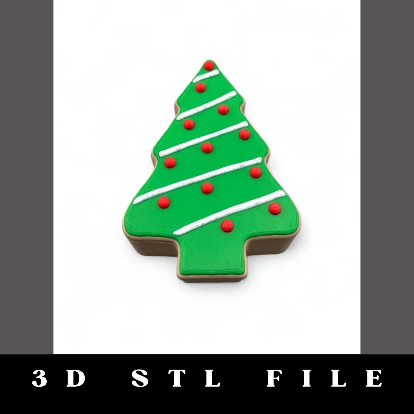 Christmas Tree Container STL File - Image 3
