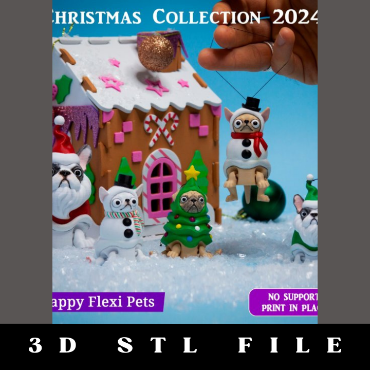 Chihuahua the Snowman STL File - Image 3