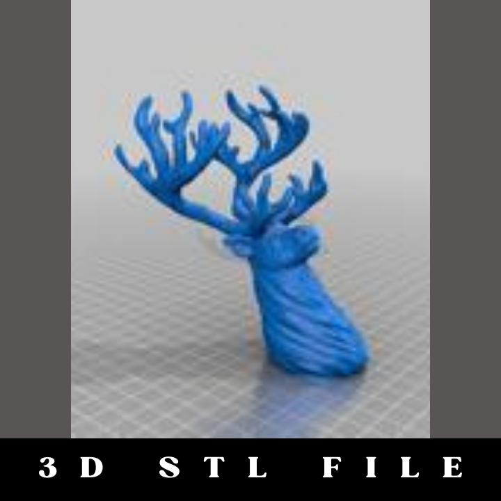 Christmas Santa Reindeer Sleigh Snowman and Trees STL File - Image 2