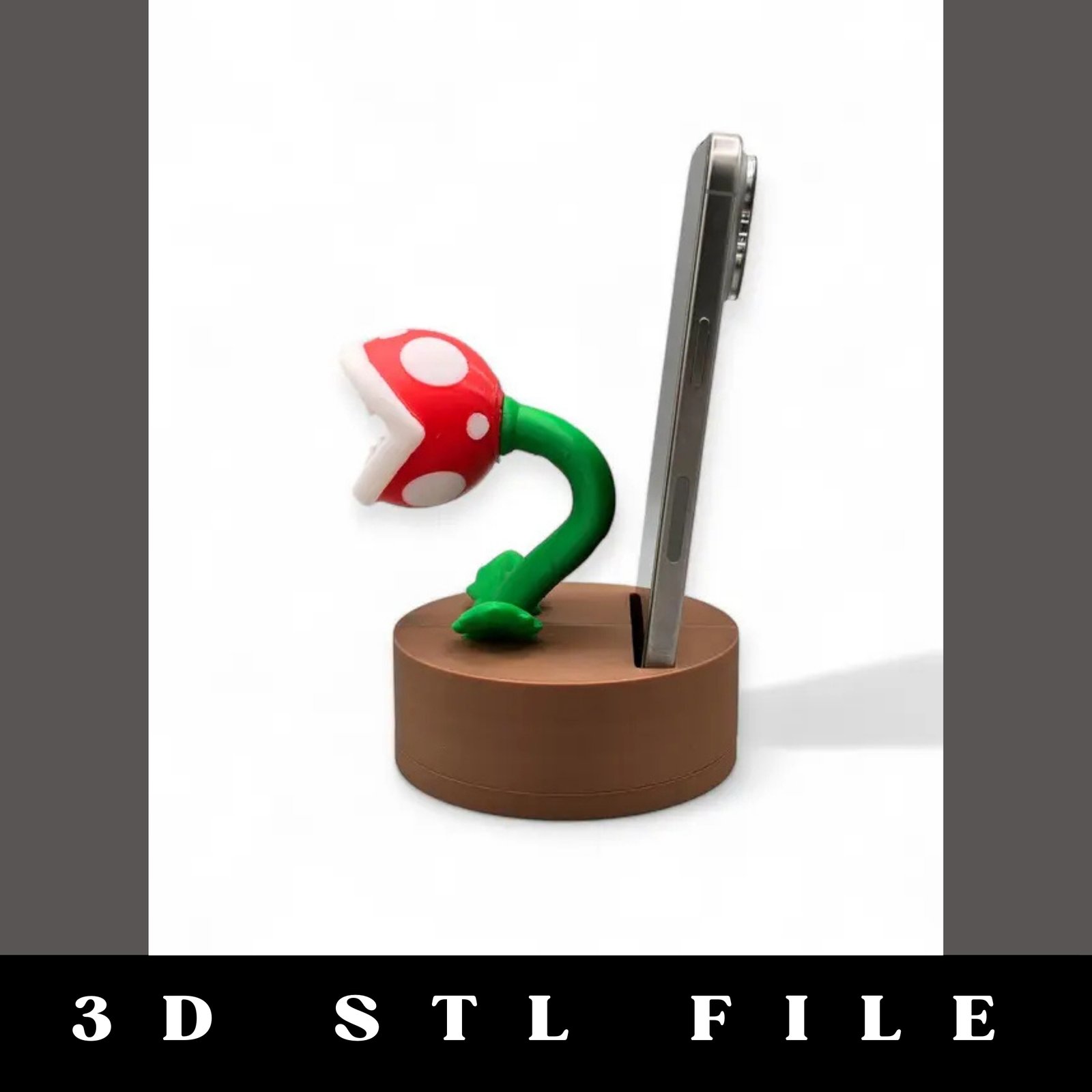 Piranha Plant Speaker Amplifier STL File - Image 3