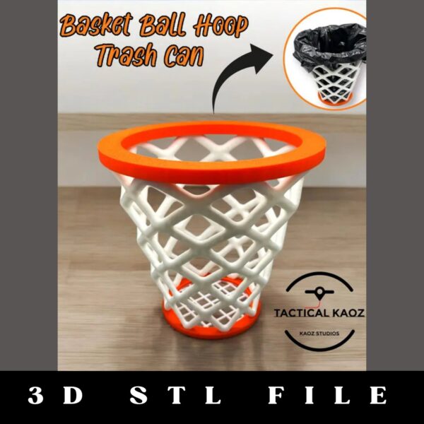 Basketball Hoop Trash STL File