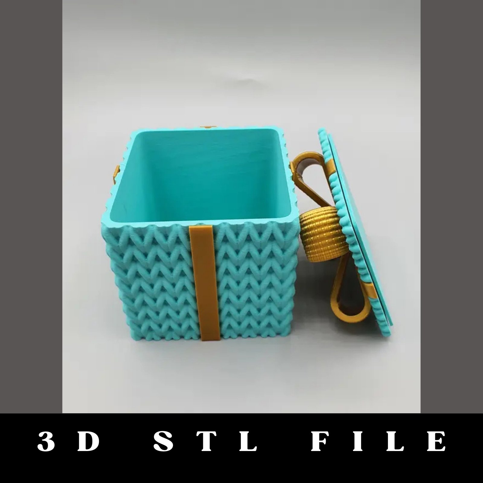 Christmas Crochet Box STL File - Image 4