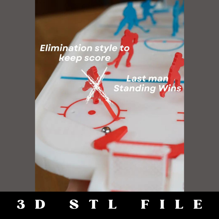 Desktop Hockey STL File - Image 3