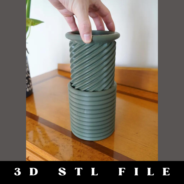 Spinny Plant Pot STL File - Image 4