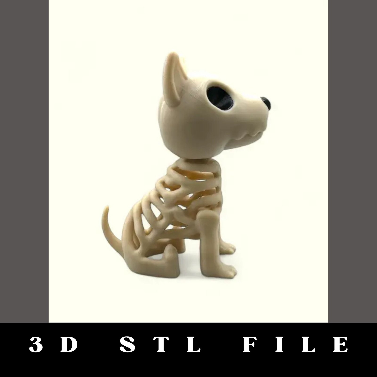 Spooky Skeleton Dog STL File - Image 4