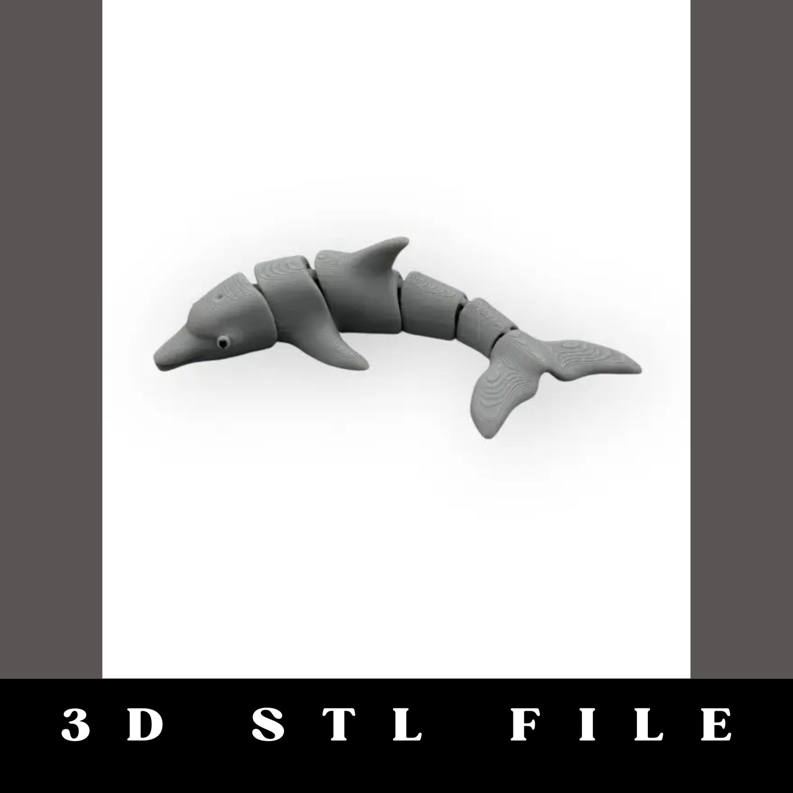 Flexy Dolphin STL File - Image 4