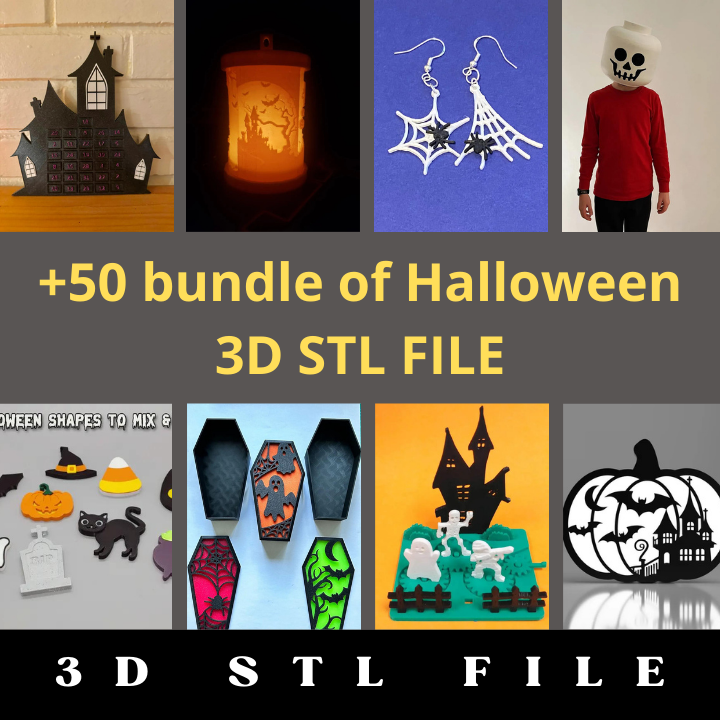 50+ Halloween 3D STL File Bundle v2 - Image 6