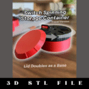 Spinning Switch Storage - Travel Version STL File