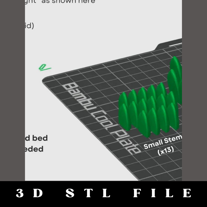 Push Pin Succulent STL File - Image 5