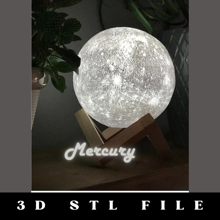 Planet Lamps STL File - Image 5