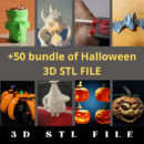50+ Halloween 3D STL File Bundle v1
