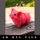 Flexy Piggy Articulating STL File