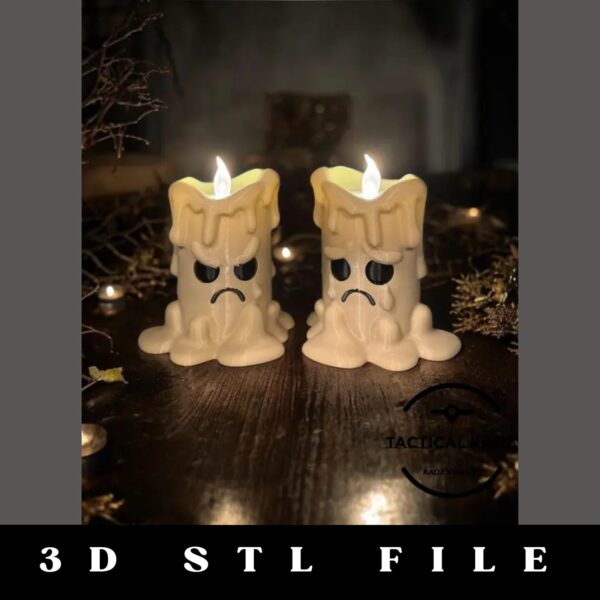 Melting Mood Candle STL File