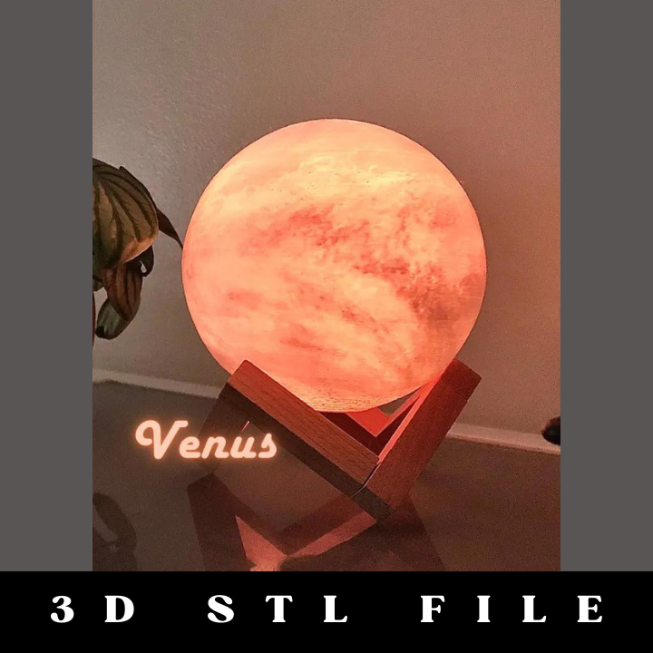 Planet Lamps STL File - Image 6