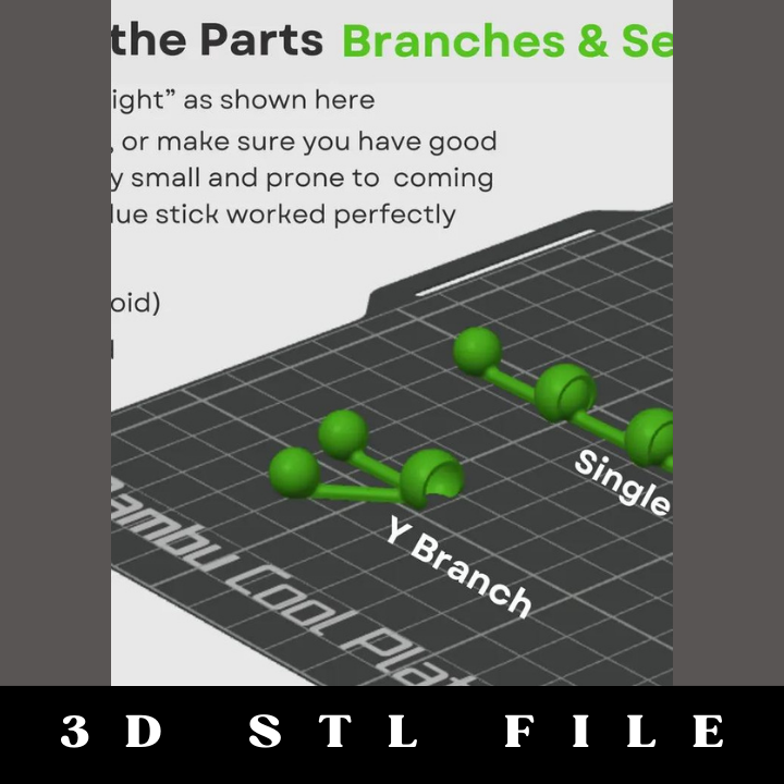 String of Pearls Articulating Plant STL File - Image 7