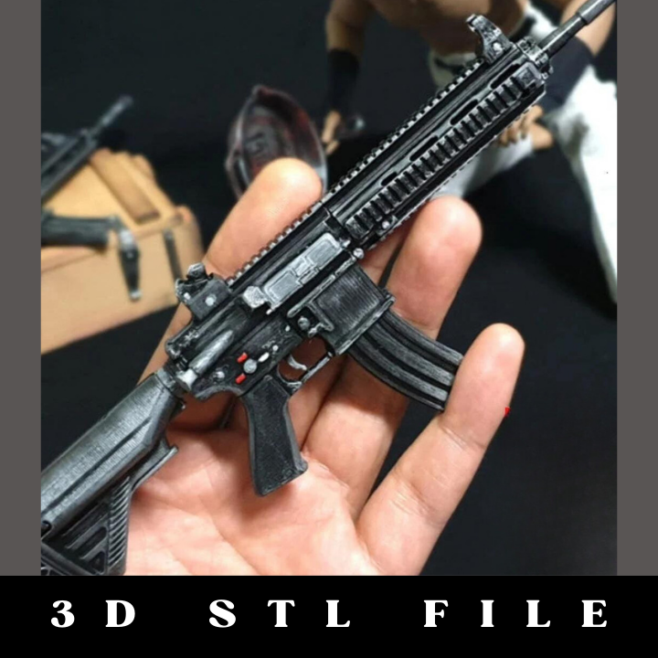 Pubg M416 gun 3D stl files 3d printer stl files valentines 3d stl
