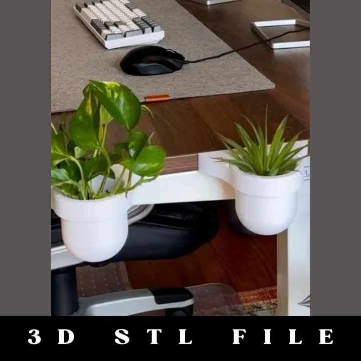 Desk Planters STL File