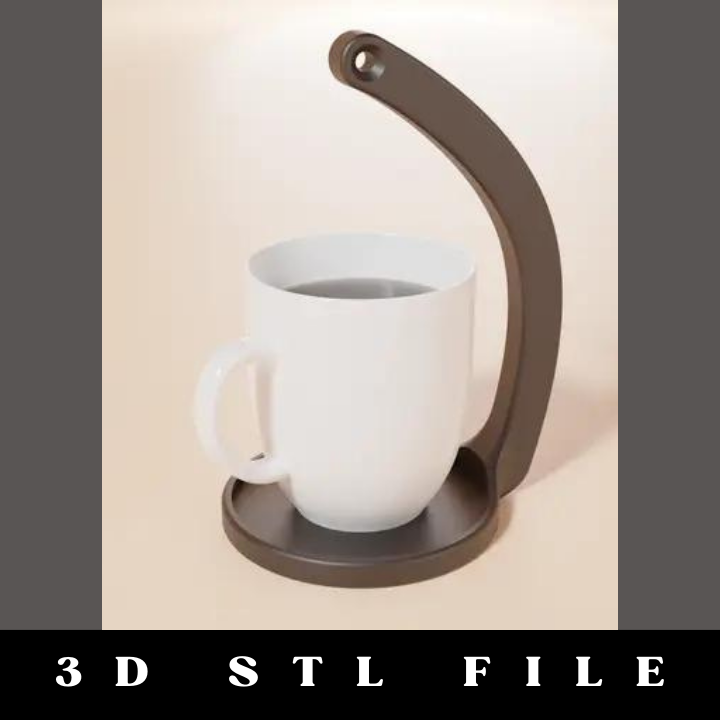 No-Spill Mug Holder STL File