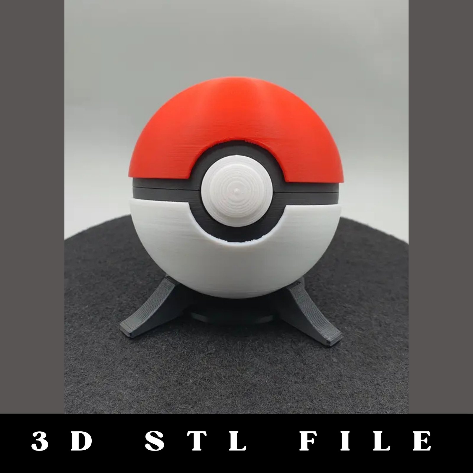 Pokémon Poké Ball Container STL File