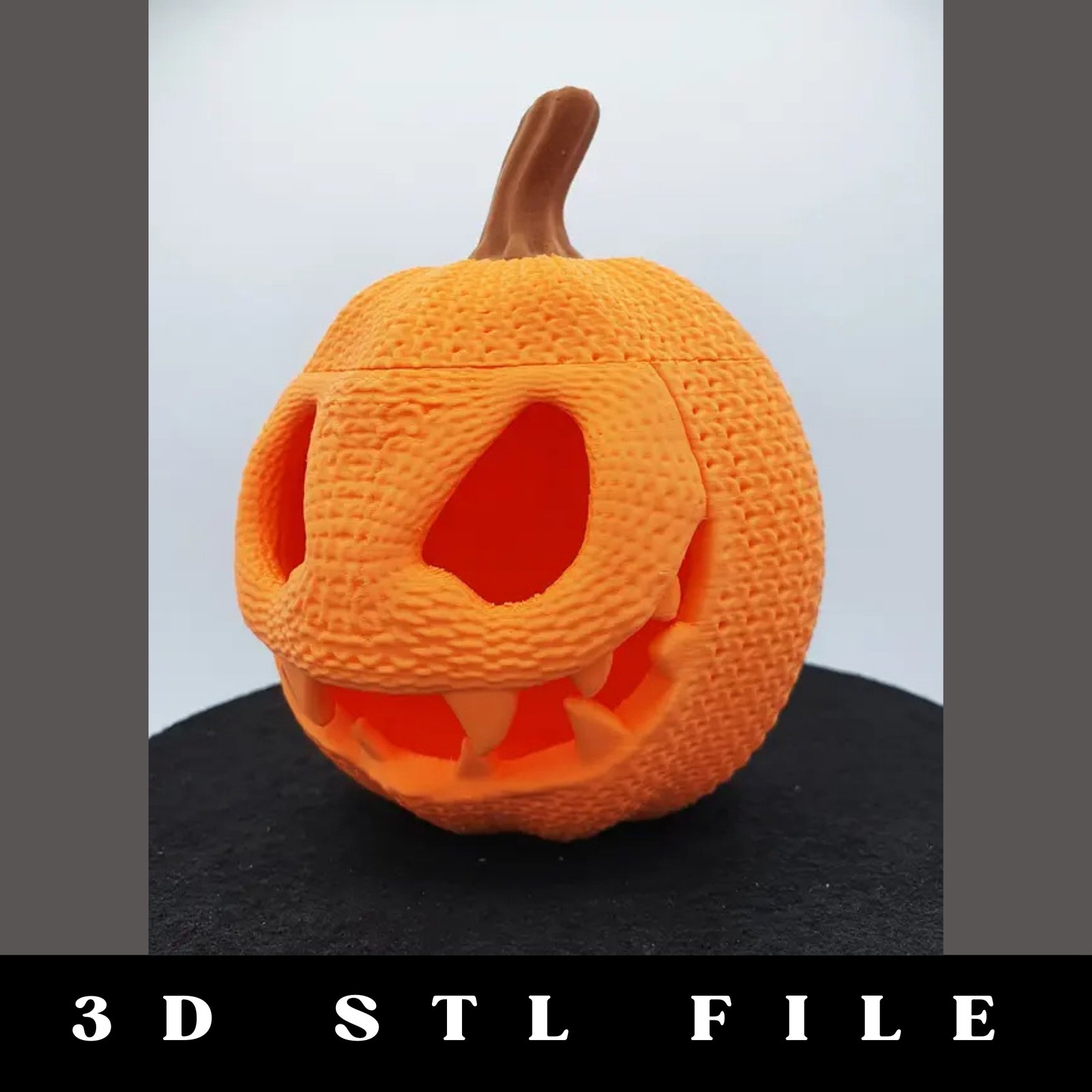 Knitted Crochet Pumpkin STL File