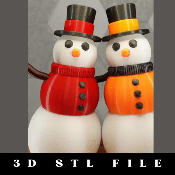 Giant Snowman Pumpkin Vest STL File