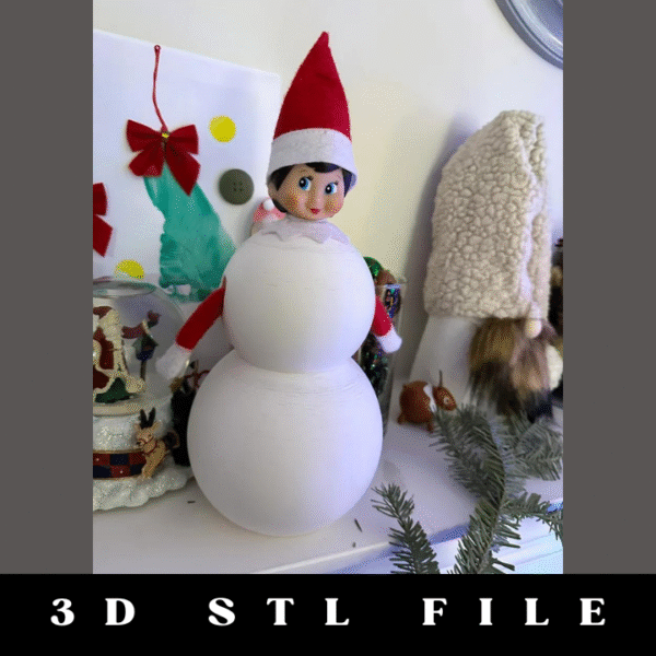 Chihuahua the Snowman STL File