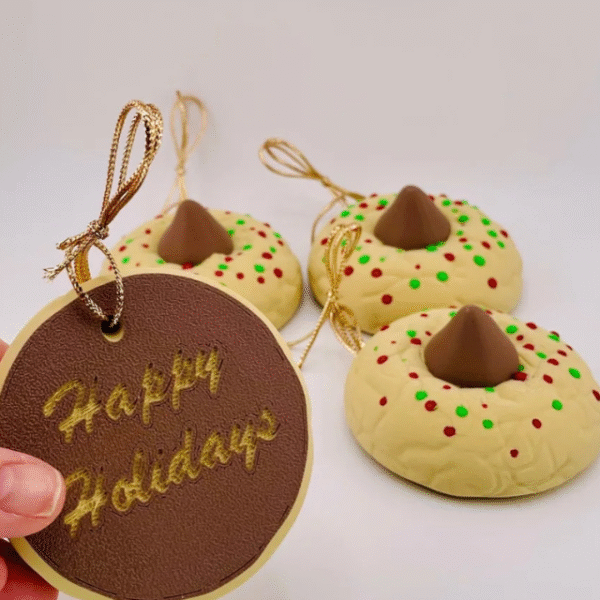 Holiday Kiss Cookie STL File