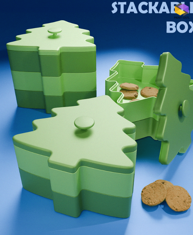 Christmas Tree Stackable STL File