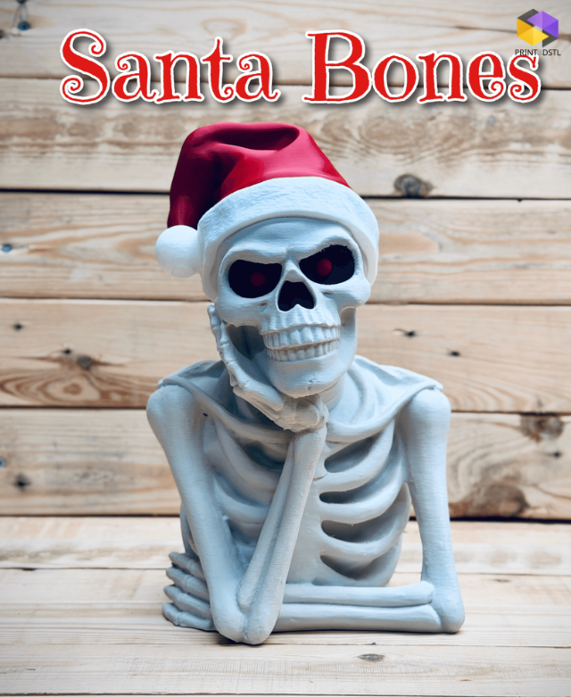 Santa Bones STL File