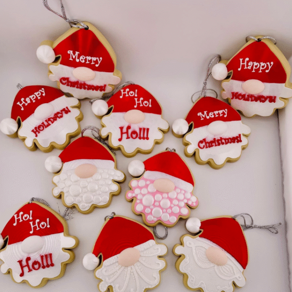 Cookie Santa Ornament STL File