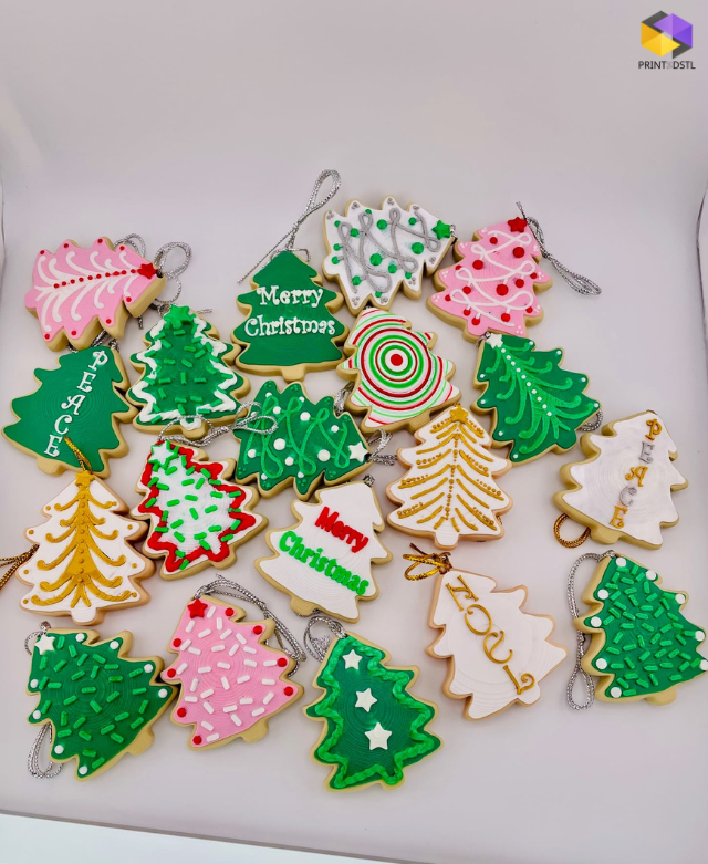 Christmas Tree Cookie STL File