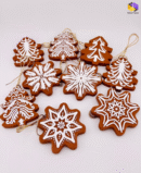 Gingerbread Cookie Ornaments STL File