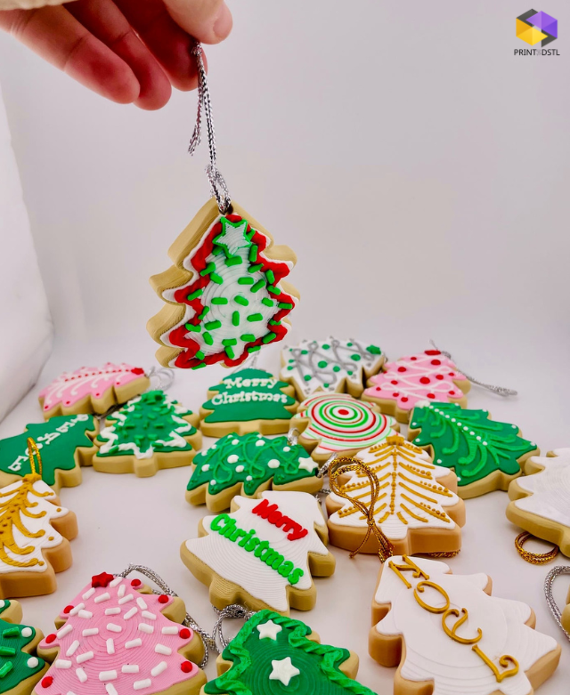 Christmas Tree Cookie STL File
