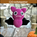 Mini Bat Halloween Crochet Pattern – Adorable Kawaii Amigurumi