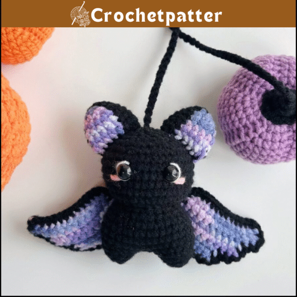 Bundle Halloween Car Hanging Crochet Patterns – Ghost, Bat, Eyes, Pumpkin