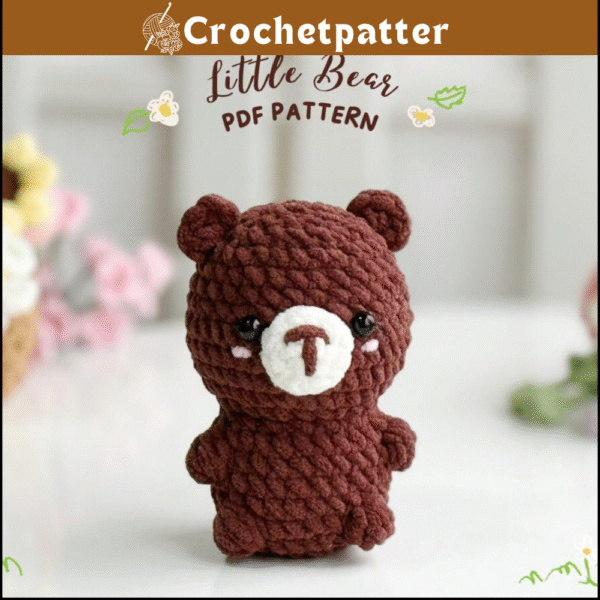 Teddy Bear No Sew Crochet Pattern – Adorable Amigurumi Plushie