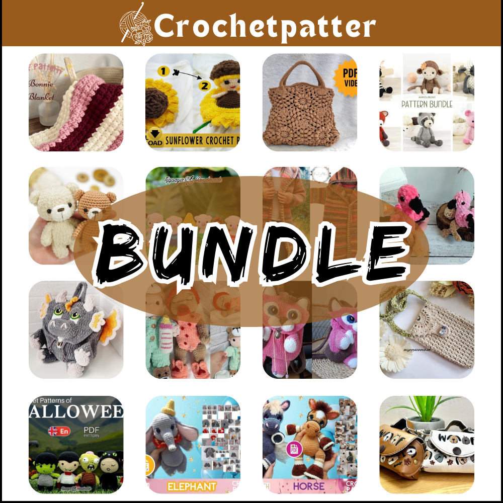 30 Easy Crochet Patterns Bundle - Perfect for Beginners