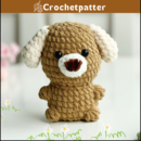 Puppy Dog No Sew Crochet Pattern – Adorable No Sew Amigurumi Plushie
